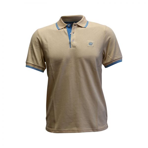 Polo homme, beige 2020